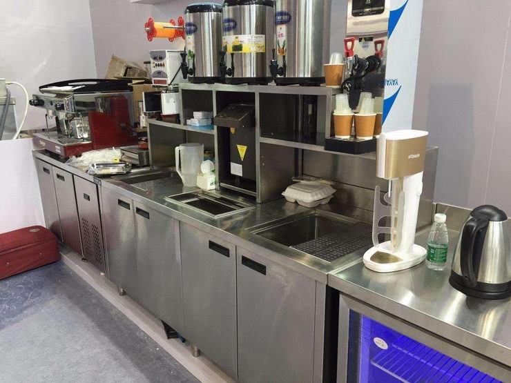 奶茶店吧臺(tái)安裝工程